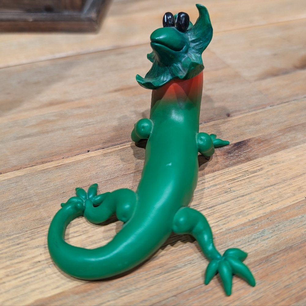 Home Grown Enesco Pepper Lizard Figurine 2009 Bearded Animal Vegetable Chili - Picture 2 of 12